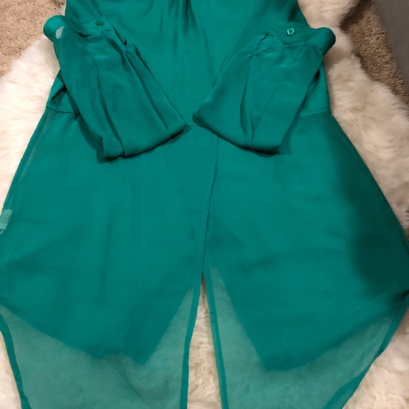 Free People Button Down Long Sleeve Polyester XS - Picture 4 of 5